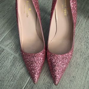 Sparkle pink Kate Spade pumps